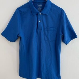 L.L. Bean Men's Vibrant Blue Polo